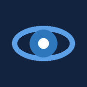 The Visivraes site mark, a blue roundel with an eye