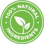 Natural ingredients leaf roundel
